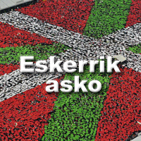 Hoy es un d�a feliz. Felicidades a todos los vascos. ZORIONAK LORTU DUGUNAGATIK ETA ESKERRIK ASKO